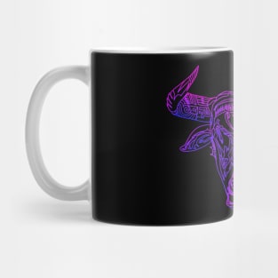 psychadelic bull Mug